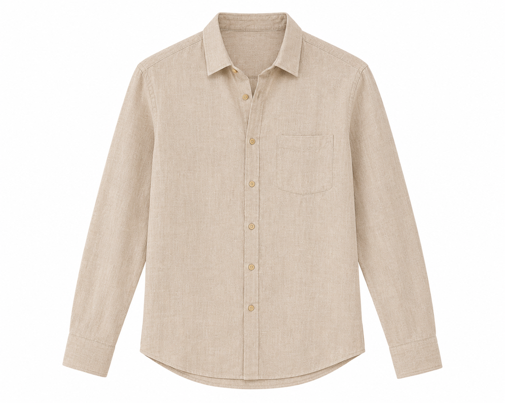 Camisa de Lino – Elegancia Atemporal Calidad / Casa Prime