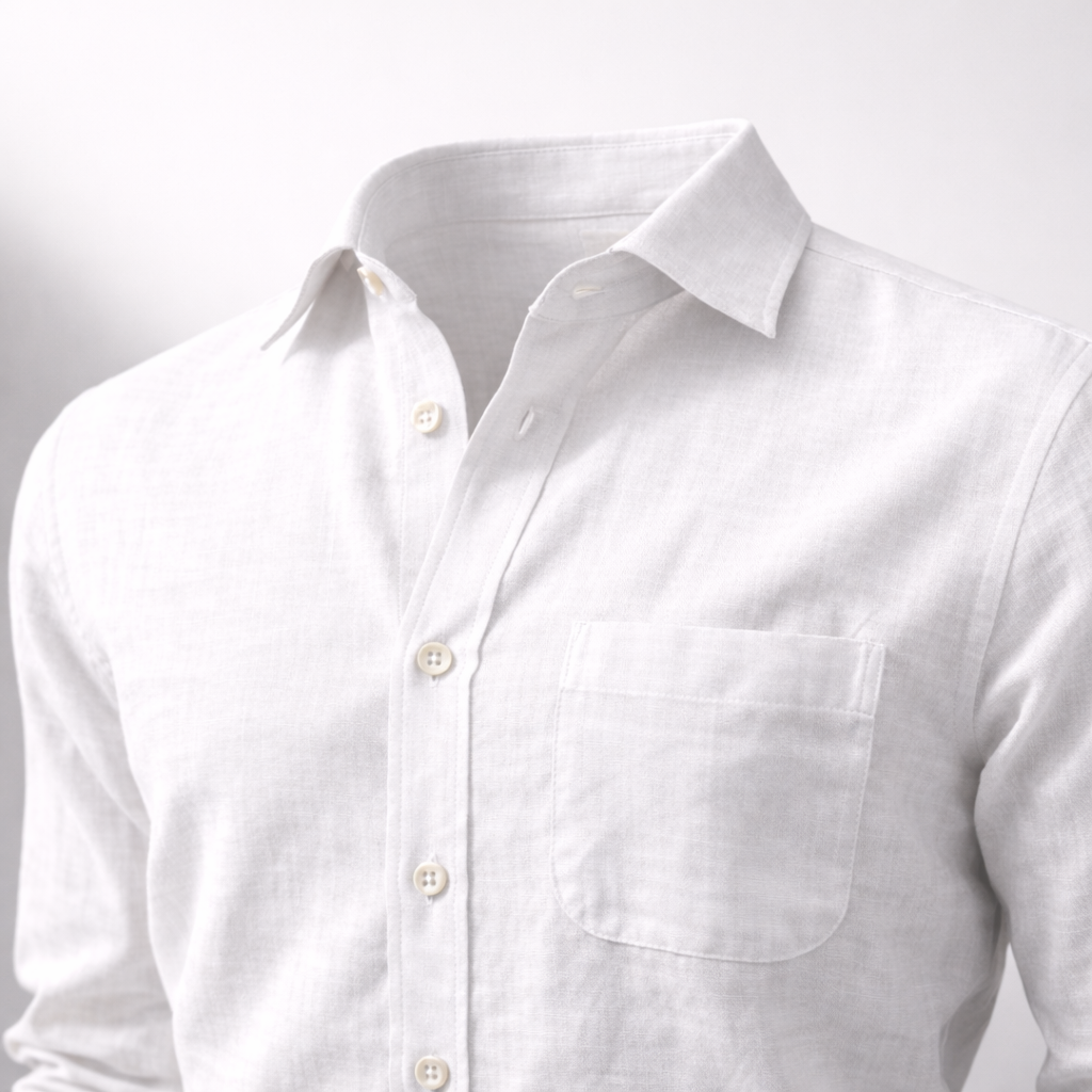 Camisa de Lino – Elegancia Atemporal Calidad / Casa Prime