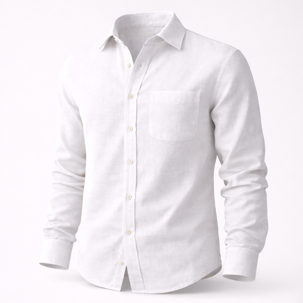Camisa de Lino – Elegancia Atemporal Calidad / Casa Prime