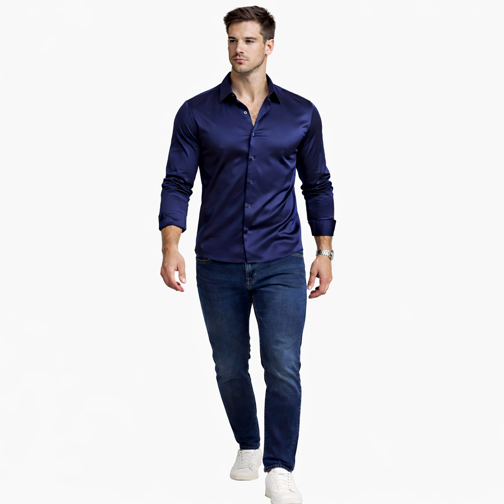 Conjunto Smart Premium Azul Marino | Elegancia Formal y Confort Técnico