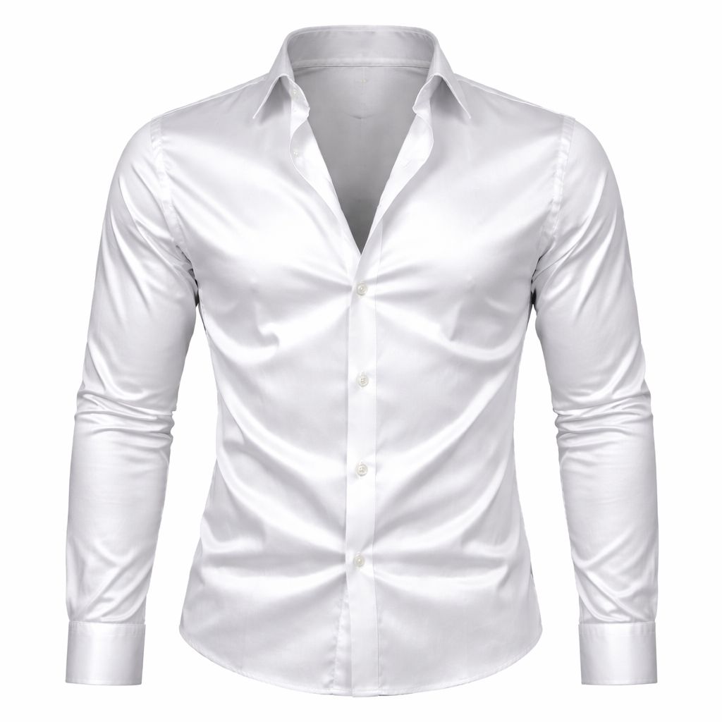 Set Satén & Denim Stretch Premium | Camisa Alta Gama + Bermuda Técnica Casa Prime