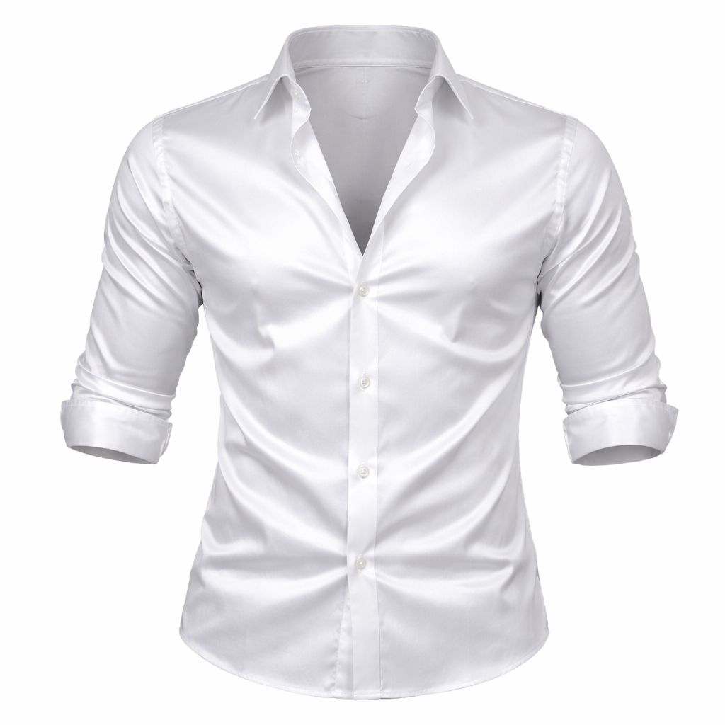 Conjunto Premium Camisa Brillo Natural & Denim Stretch | Corte Clásico de Alta Durabilidad