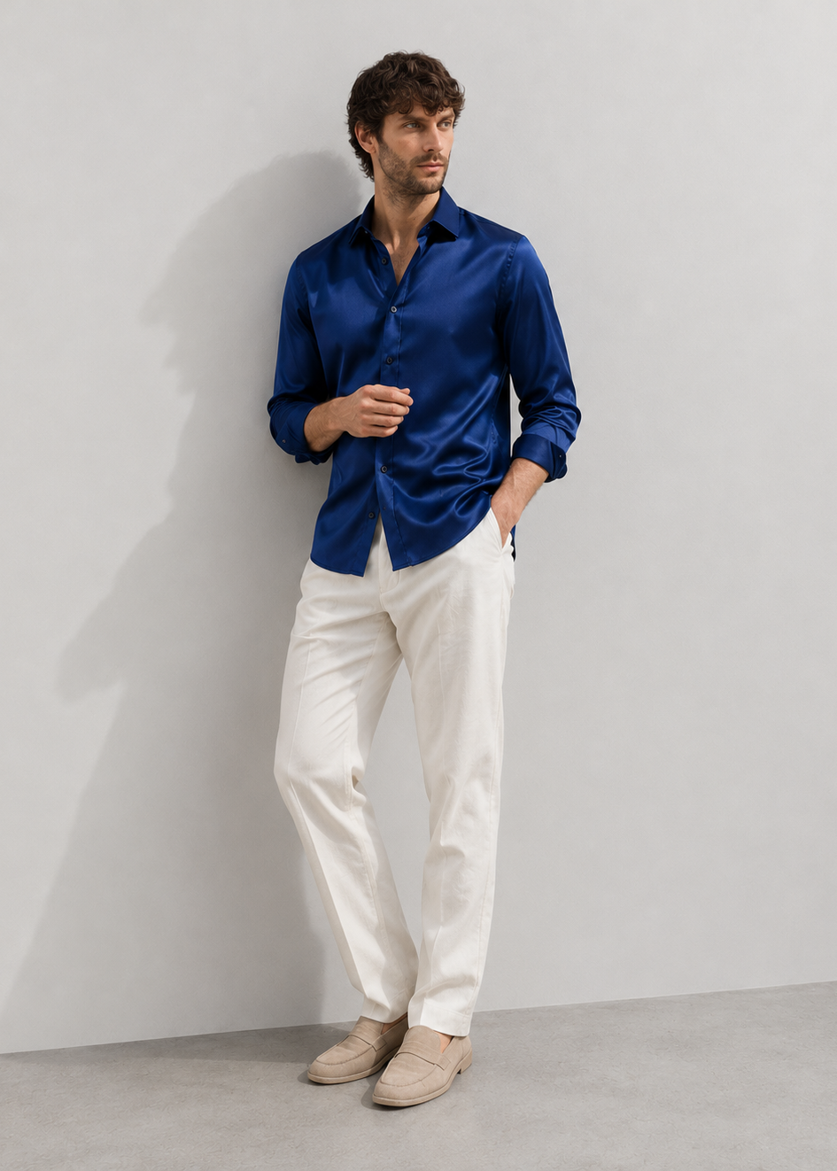 Camisa Satén Alta Gama | Elegancia Técnica y Confort Premium