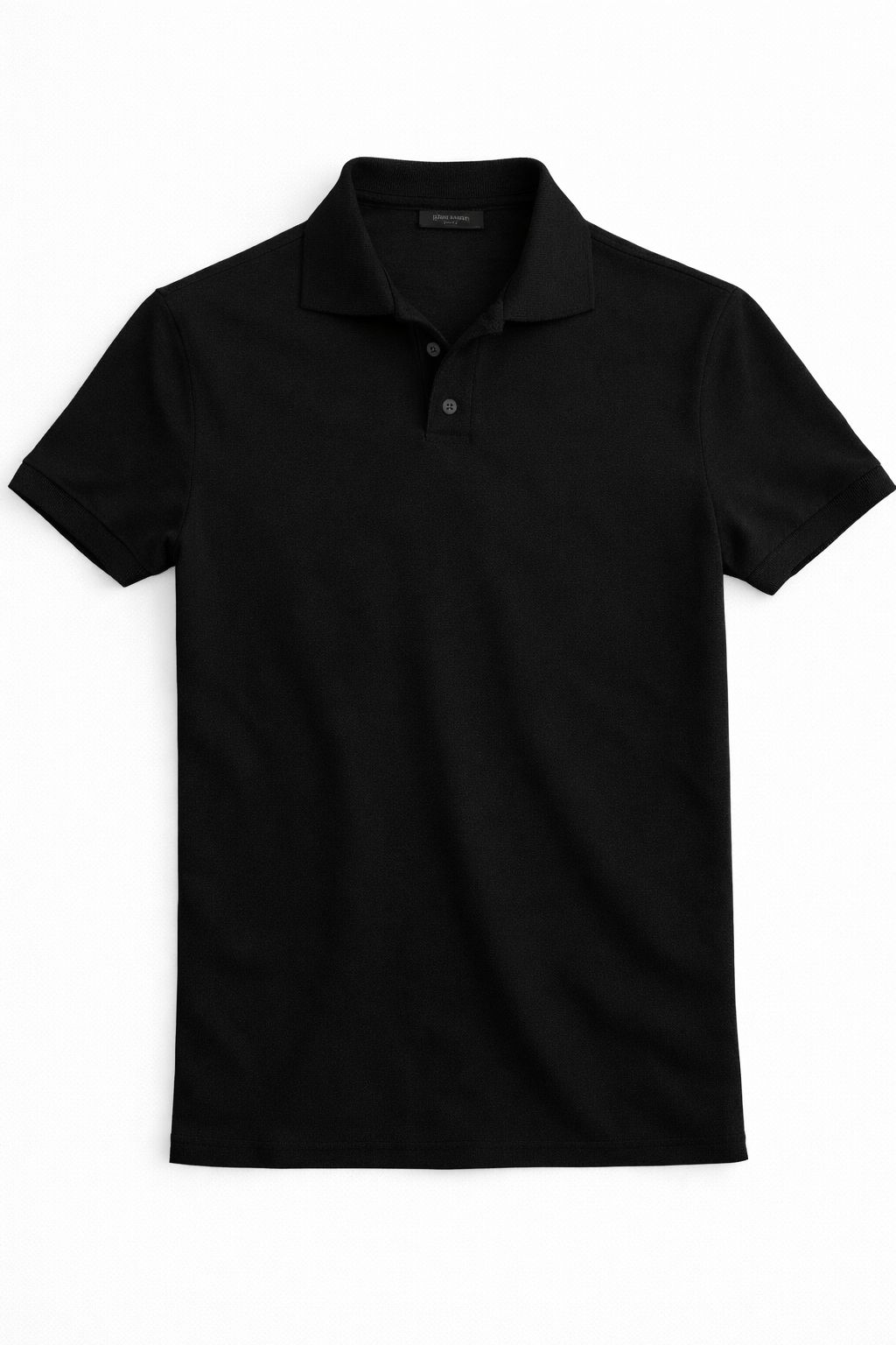 Conjunto Clásico Premium – Polo Pima Negro & Jean Stretch